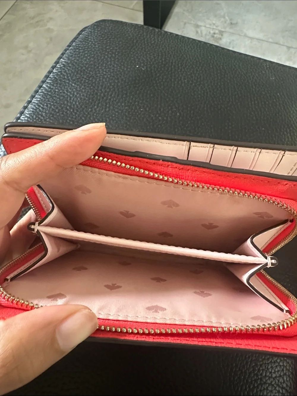 kate spade Coral Zip Wallet